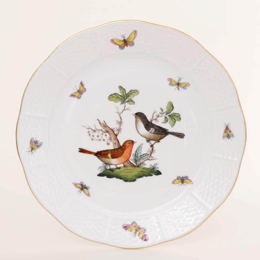Herend-Dinner-Plate-Rothschild-Bird-Ossier-RO-5