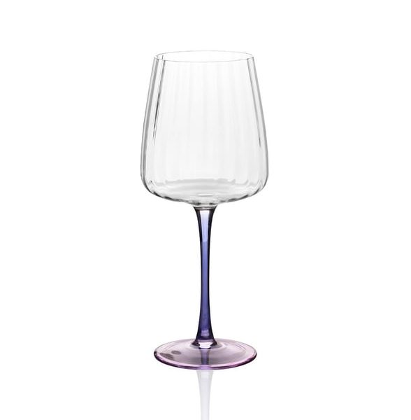 The Mia Şarap Kadehi Mavi Pembe 500 ml